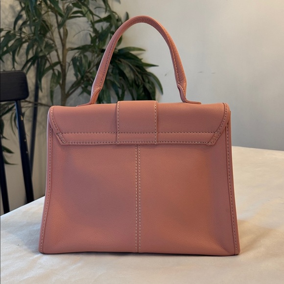 Nearly New! Talbots Pink Leather Bag - Picture 5 of 14